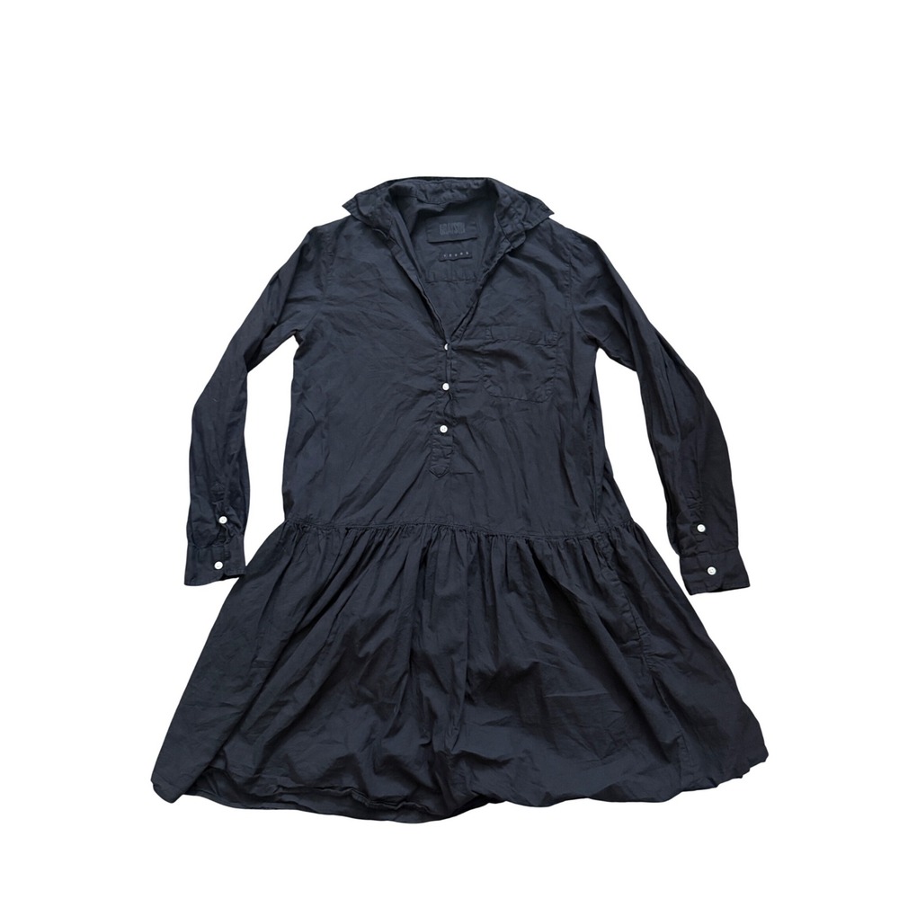 Grayson The Changemaker Dress Size 01 Black Cotton‎ Long Sleeve Frank and Eileen